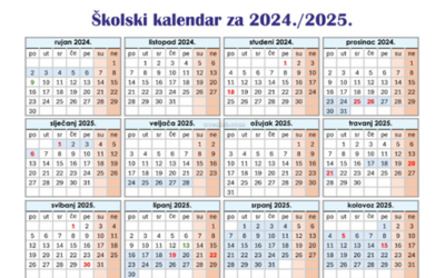 Izmjena kalendara rada za šk. god. 2024./2025